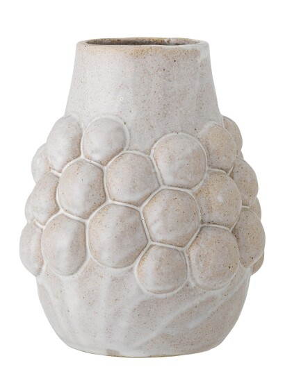 Bloomingville Poldor Vase - Cream - Ø 15 cm