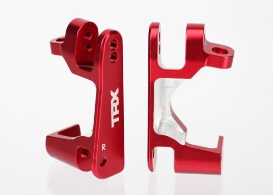 Traxxas TRX-6832R Caster Blocks (C-Hubs) L&R Red Anodized