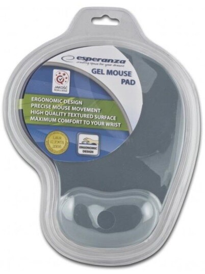 Esperanza GEL MOUSE PAD GRAY Esperanza GEL MOUSE PAD GRAY