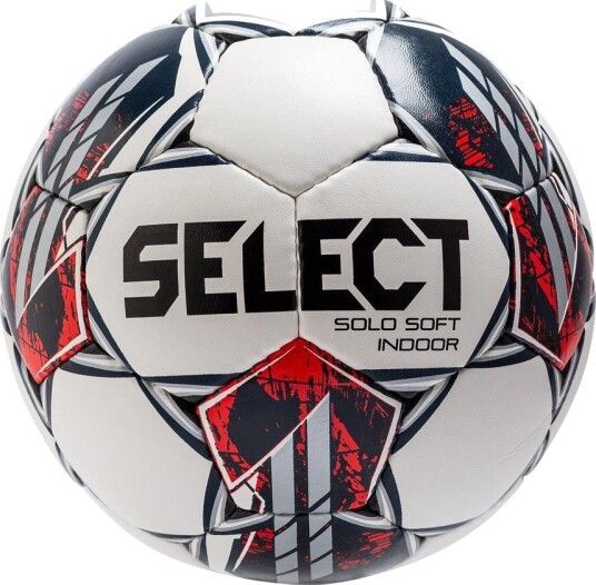 Select Fotball Solo Soft Indoor V23 Hvit/Svart Str. 3