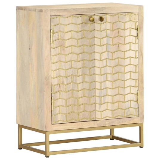 Skjenk med 2 dører 55x30x70 cm heltre mango