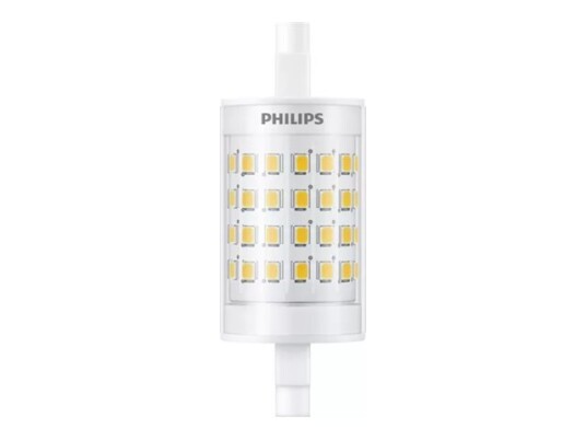 Philips LED pære 7W R7S gjennomsiktig