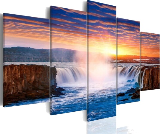 Bilde Selfoss Waterfall Iceland 100x50 Artgeist sp. z o. o.