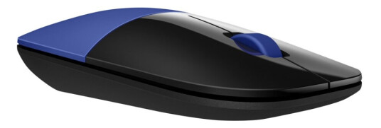 HP Z3700 Trådløs Mus med USB Mottaker - Blå - 1200 DPI
