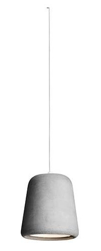 NEW WORKS Material Taklampe Concrete Light Grey