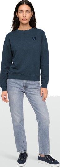 Maison Kitsune Bold Fox Head Patch Comfort Sweatshirt Navy S