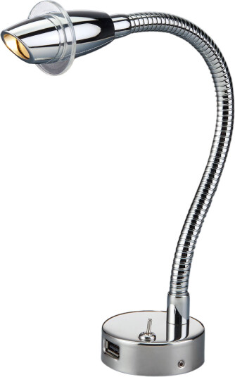 1852 Cygnus LED lampe m/bryter og USB