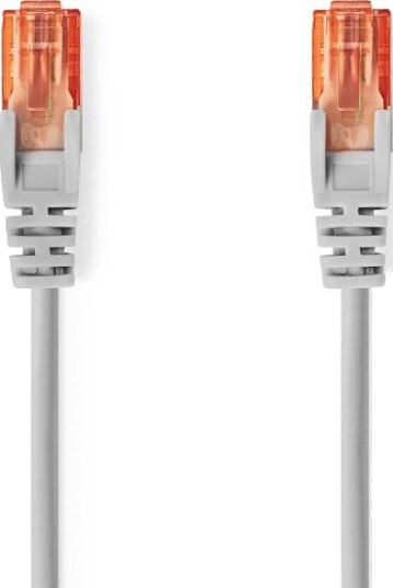 Nedis CAT6 Nettverkskabel | RJ45 Han | RJ45 Han | U/UTP | 10.0 m | Rund | PVC | Grå | Label