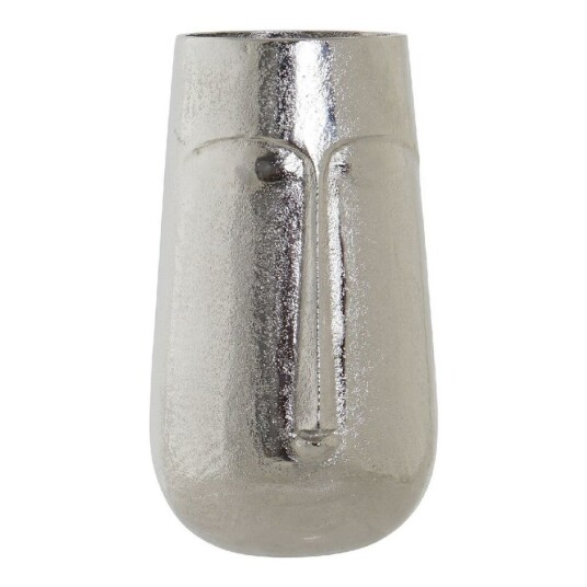 Dkd Home Decor Vase Dkd Home Decor Ansikt Sølv Aluminium Moderne 16 X 16 X 28 Cm