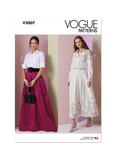 Vogue 2007 - Bluse & Skjørt B5 (8-10-12-14-16)