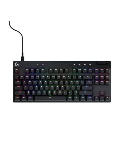 Logitech G PRO X TKLinear Linear Gamingtastatur Fransk Svart