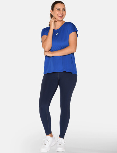 ZEBDIA Women Loose Fit T-Shirt - Blue - L