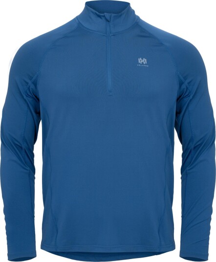 Hellner Men"s Core Running Halfzip LS Tee Ensign Blue XL