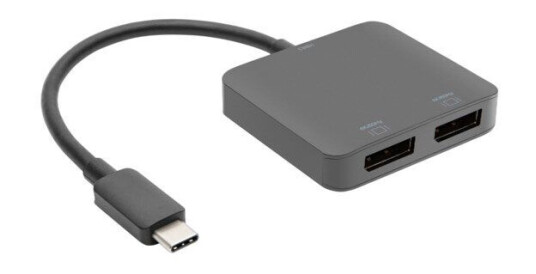 Luxorparts USB-C til 2x Displayport