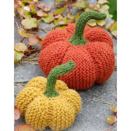 The Patch by DROPS Design Gresskar Halloween Strikkeoppskrift