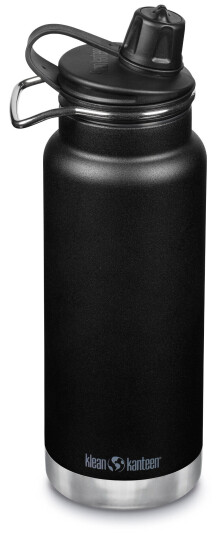 Klean Kanteen TKWide 946ml (Chug Cap) Black OneSize, Black