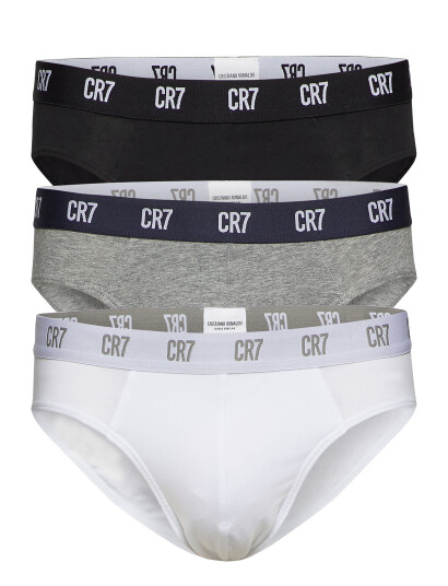 CR7 Cr7 Basic Brief Organic 3-Pak - Black - S CR7 Cr7 Basic Brief Organic 3-Pak - Black - S