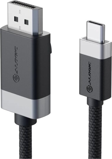 Alogic Fusion Adapterkabel Displayport Hann Til 24 Pin Usb-C Hann Displayport 1.2 1 M 1080P-Støtte 4K Ultra Hd-Støtte