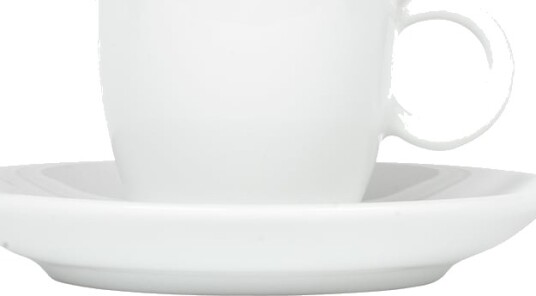 Porsgrunds Porselænsfabrik Roma Hvitt Skål Til Cappuccinokopp