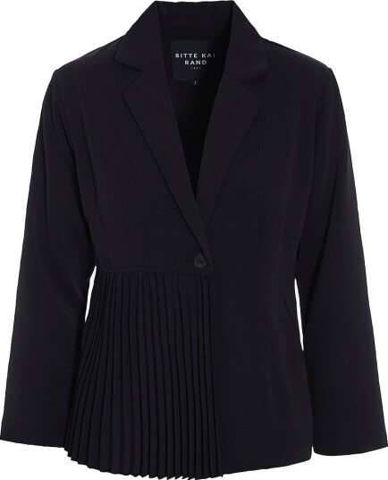 Bitte Kai Rand Blazer Yume jacka med veckad detalj Svart