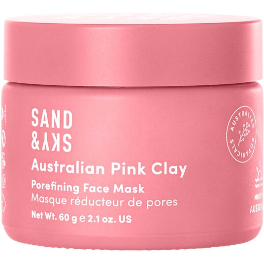 Sand & Sky Australian Pink Clay Porefining Face Mask 60 g Ansiktsmaske