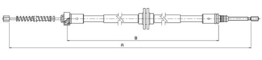 Metzger Tautrekk parkeringsbrems METZGER 10.9339