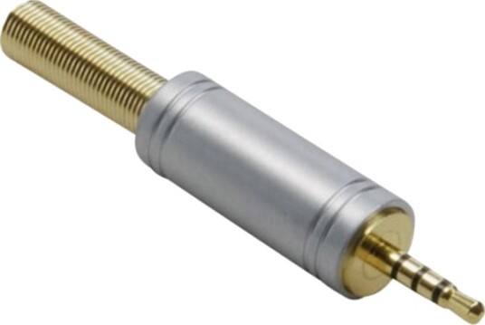 Bkl Electronic Jackstikk 2,5 Mm, Rett Poler: 4 Stereo Gull 1 Stk