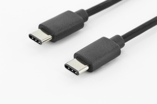 Digitus USB-C Kabel 1m - USB 2.0 M/M, Svart Digitus USB-C Kabel 1m - USB 2.0 M/M, Svart