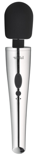 Sinful Luxy Silver Extra Powerful Magic Wand Vibrator   - Sølv