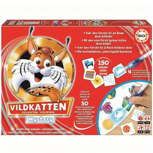 Vildkatten Mystery Brettspill med 150 Brikker for Barn fra 5 År Vildkatten Mystery Brettspill med 150 Brikker for Barn fra 5 År