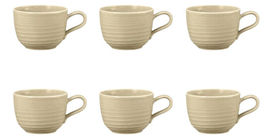 Seltmann Weiden Terra kopp 26 cl 6-pakning Sand Beige