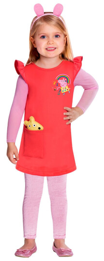 Amscan International Peppa Gris Kjole Barn Karnevalskostyme  Small