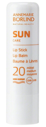 Annemarie Börlind Sun Care Lip Balm SPF20 5 ml - Vegansk og Vannbestandig Solkrem for Lepper