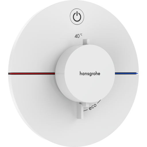 Hansgrohe ShowerSelect Comfort S dusjbatteri, hvit