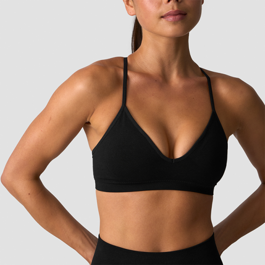 Icaniwill Smooth Seamless Sports BH Svart X Large