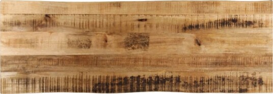  Bordplate naturlig kant 140x40x3,8 cm grovt heltre mangotre 370687