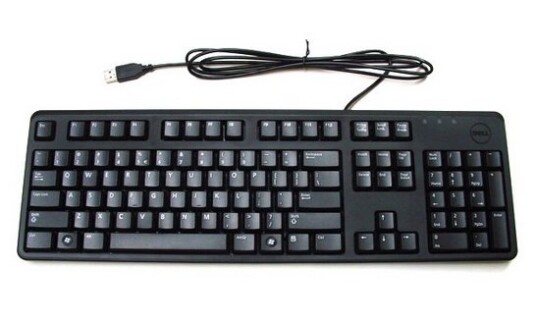 Dell Kb212-B Quietkey - Tastatur - Usb - Us International - Svart