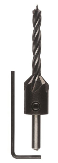 Bosch Trespiralbor med forsenker 6 mm