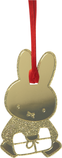 Pluto Design Miffy Christmas dekorasjonsheng Gull