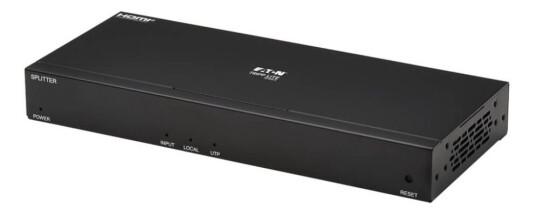Eaton Tripp Lite Series Hdmi Over Cat6 Splitter - 4-Port 4K 60 Hz, Hdr, 4:4:4, Poc, Hdcp 2.2, 230 Ft. (70.1 M), Taa - Video/Lyd-Forlenger - Over Cat 6 - Opp Til 70.1 M - Taa-Samsvar - For P/N: B127a-1P0-Ph