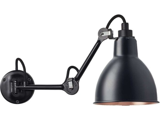 DCW - 204 Vegglampe Svart/Svart/Kobber Lampe Gras