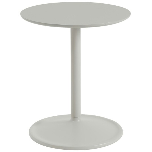 Muuto Soft Sidebord Ø41x48 cm Linoleum Grå
