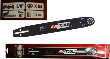 Aw Tools Awtools Sagguide 45Cm 64/3/8"/1,3Mm/Black Line