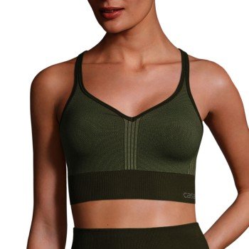 Casall BH Seamless Sports Top M?rkgrårnn  Small Dame