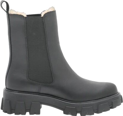 Roberto Rosso Leather Combat Chelsea Warm - Black 41 Roberto Rosso Leather Combat Chelsea Warm - Black 41