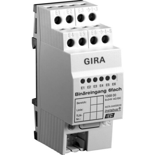 Micro Matic KNX BINÆRINNGANG 6.K 24V GIRA - 4547531 Micro Matic KNX BINÆRINNGANG 6.K 24V GIRA - 4547531
