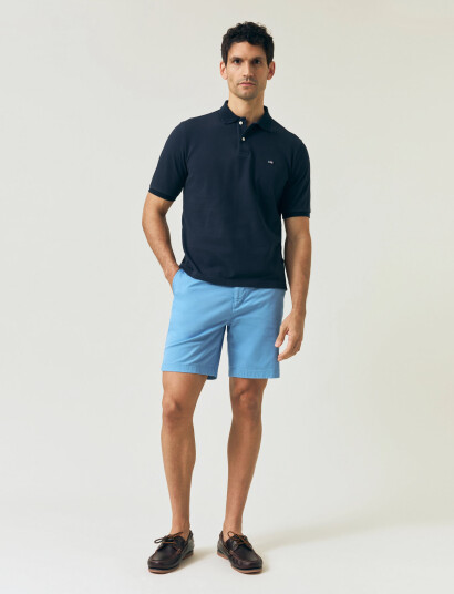 Lexington Clothing Classic Cotton Twill Shorts - Blue - 31 Lexington Clothing Classic Cotton Twill Shorts - Blue - 31