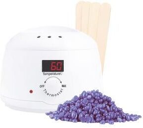UNIQ Pro Wax Pearls Set med LED Display   1 stk.