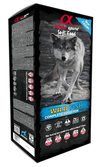 Alpha Spirit Semi-Moist Fisk Komplettfôr for Voksne Hunder - 9 kg Alpha Spirit Semi-Moist Fisk Komplettfôr for Voksne Hunder - 9 kg