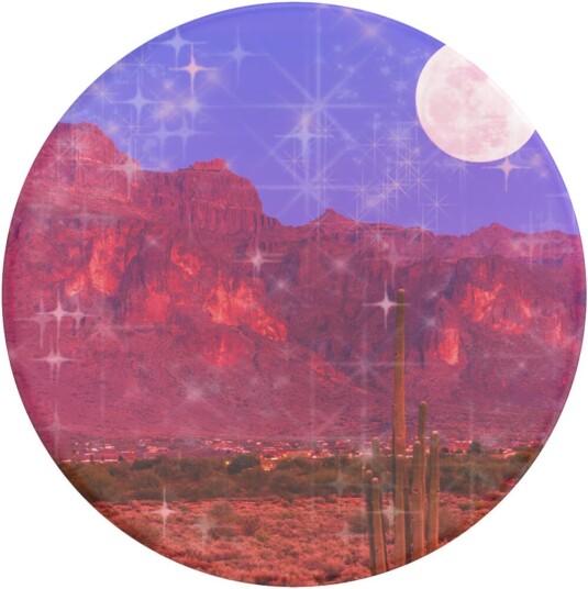 Popsockets Canyon Mirage Avtagbart Grip Med Stativfunksjon